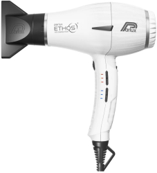 Uscator profesional de par Parlux Ethos 2300 W Functie Anti-incalzire 3 setari temperatura 3 setari de viteza Alb 