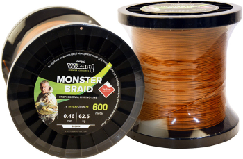 Wizard 12X Monster Braid Catfish Lungime 600m Diametru 0.46mm Rezistenta 100lbs 