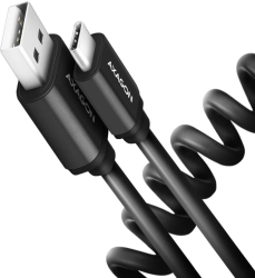 Cablu de date Axagon BUCM-AM20TB USB-C USB-A 1.1 m Negru 