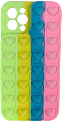 Husa Lemontti Heart Pop it compatibila cu iPhone 11 Pro Multicolor 4 