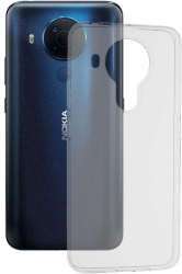 Husa Lemontti Silicon compatibila cu Nokia 5.4 Transparent 