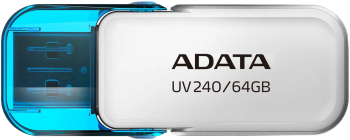 Memorie USB ADATA UV240 64GB USB 2.0 alb 