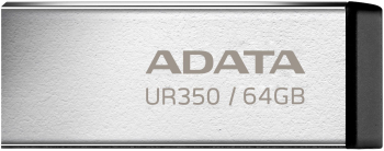 Memorie USB ADATA UR350 metalic 64GB USB 3.2 argintiu/negru 