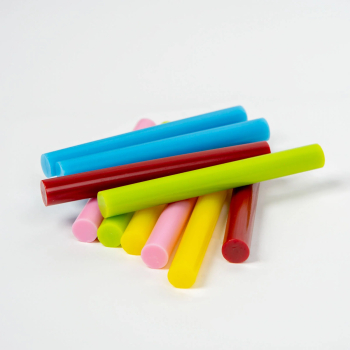 Baton termoadeziv - 11 x 100 mm - culoarat macaron- 10 buc pachet 