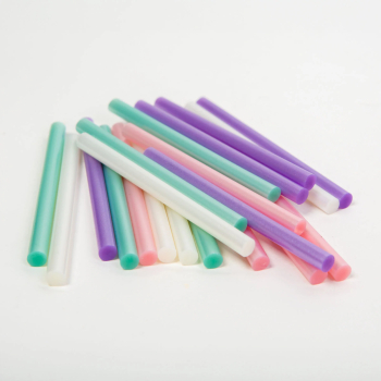 Baton termoadeziv -7 x 100 mm - colorat macaron - 10 buc pachet 