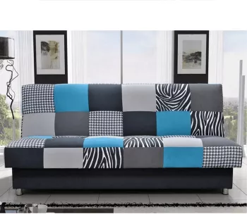 Canapea extensibila Sani Alabama 195 cm albastru 