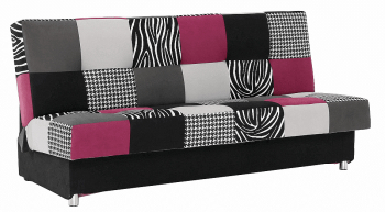 Canapea extensibila Sani Alabama 195 cm roz 