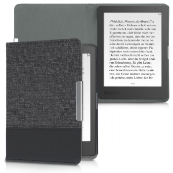 Husa pentru Kobo Aura Edition 1 Textil Gri 43342.03 
