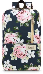 Rucsac pentru femei Zagatto Marsilia Multicolor Imprimeu floral 40x32x13 cm Impermeabil Permite format A4 Ideal pentru plimbari urbane 