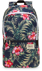 Rucsac pentru femei Zagatto Nairobi Multicolor Imprimeu floral 43x26x16 cm 17L Impermeabil Buzunar laptop tableta Permite format A4 