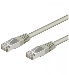 Cablu Patch cord FTP Spacer Cat6 cupru-aluminiu 0.25 m alb