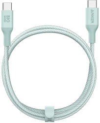 Cablu alimentare si date Anker USB Type-C (T) la USB Type-C (T) 1.8m 140W invelis nylon bio verde 
