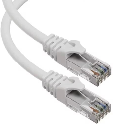 Cablu Patch cord FTP Spacer Cat6 cupru-aluminiu 1 m alb