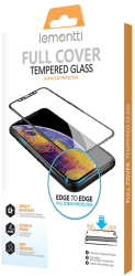 Folie Sticla Lemontti Full Fit compatibila cu Oppo A16 Negru 
