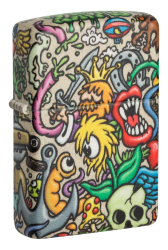 Bricheta Zippo 48394 Crazy Collage Tattoo 