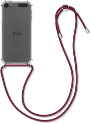 Husa pentru Apple iPod Touch 6th/iPod Touch 7th Kwmobile Transparent/Rosu Silicon 53423.02