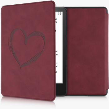 Husa pentru Kindle Paperwhite 11 Piele ecologica Rosu kwmobile 56257.02 