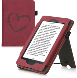 Husa pentru Kindle Paperwhite 7 Piele ecologica Rosu kwmobile 55675.02 