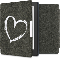 Husa pentru Kobo Aura H2O Edition 2 Textil Gri kwmobile 49111.04 