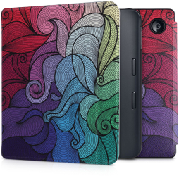 Husa pentru Kobo Libra 2 Piele ecologica Multicolor kwmobile 56575.10 