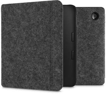 Husa pentru Tolino Vision 6 Textil Gri kwmobile 56602.19 