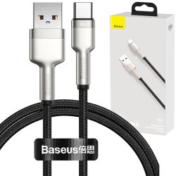 Cablu de date cu incarcare rapida Baseus USB - USB-C 66W 480 MB/s 1m Negru 