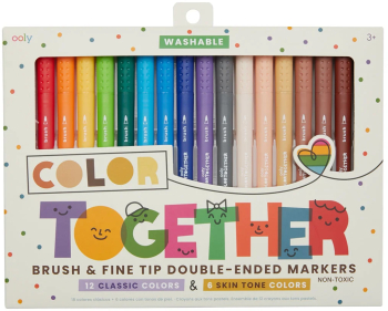 Carioci lavabile Color Together - Set de 18 