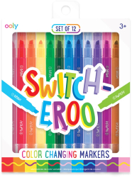 Carioci magice care schimba culorile - Switch-eroo - set de 12 