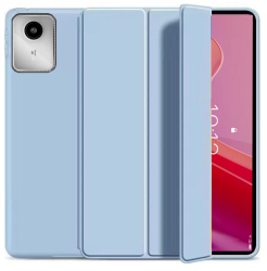 Husa Ultra Slim pt. Lenovo Tab M11 11 inch 2024 - Silicon TPU Smart Cover - Baby Blue 