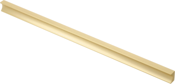 Maner pentru mobila Groove finisaj auriu deschis periat GT L 360 mm 