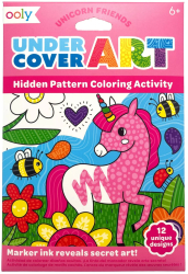 Set de colorat cu modele secrete Undercover Art - Unicorni 