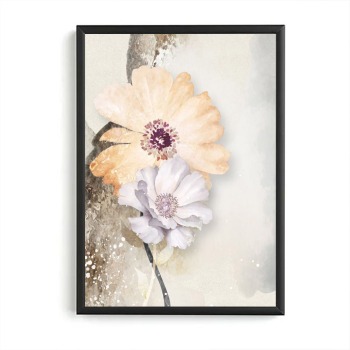 Tablou abstract model Geometric Floral - 04 Natur 50 x 40 cm 