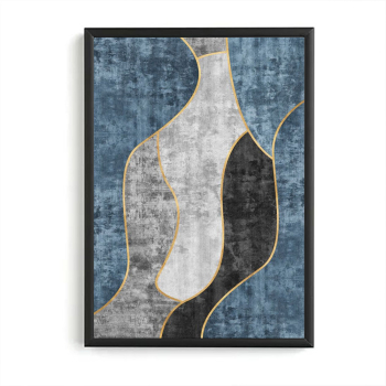 Tablou abstract model Geometric Floral - 07 Natur 50 x 40 cm 