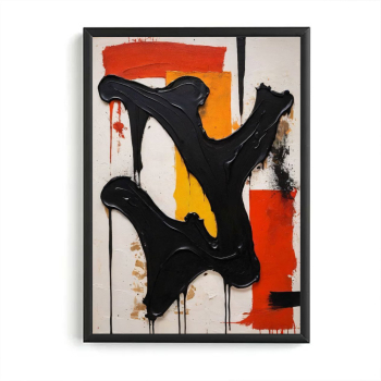 Tablou abstract model Modern Painting - 19 Neagra 50 x 70 cm 