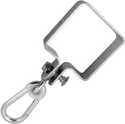 Carabina pentru leagan cu sistem de prindere patrat 90x90 mm 