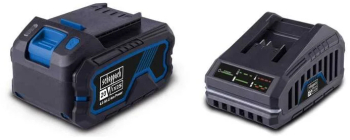 Set incarcator si acumulator SBSK4.0 Scheppach 7909201721 20 V 4 Ah 2.4 A 