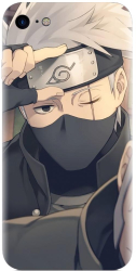 Husa din silicon compatibila cu Apple iPhone SE 2 2020 - model Anime Hajnal Kakashi 
