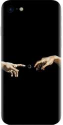 Husa din silicon compatibila cu Apple iPhone SE 2 2020 - model Arta contemporana 