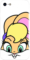 Husa din silicon compatibila cu Apple iPhone SE 2 2020 - model Lola Bunny 