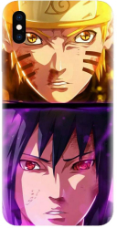 Husa din silicon compatibila cu Apple iPhone XS Max - model Naruto Uzumaki 2 