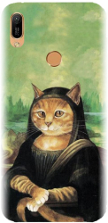 Husa din silicon compatibila cu Huawei Y6s - model Meowna Lisa