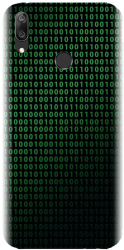Husa din silicon compatibila cu Huawei Y7 Prime 2019 - model Binary Code 