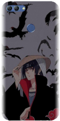 Husa din silicon compatibila cu Huawei Y9 2018 - model Anime Itachi Uchiha