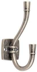 Agatatoare cuier Argo finisaj argint antichizat 115x38x65 mm 