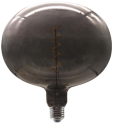 Bec LED 4w E27 cu filament sticla neagra 