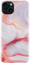Husa din silicon compatibila cu Apple iPhone 15 Plus - model Abstract 102 