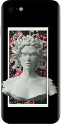 Husa din silicon compatibila cu Apple iPhone SE 2022 - model Contemporary Art 2 