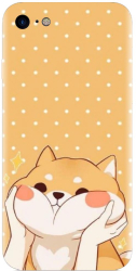 Husa din silicon compatibila cu Apple iPhone SE 2022 - model Lovely Dog 