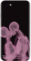 Husa din silicon compatibila cu Apple iPhone SE 2022 - model X Ray 