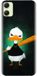 Husa din silicon compatibila cu Samsung Galaxy A05 - model Duck With A Bat 